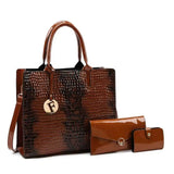 3 Sets Luxury Handbag for Women - High-End Fashion Accessory