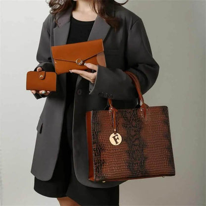 3 Sets Luxury Handbag for Women - High-End Fashion Accessory Home bag