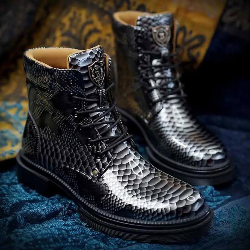 Best Men Boots Snake Cowboy zapato Design Footwear shoes