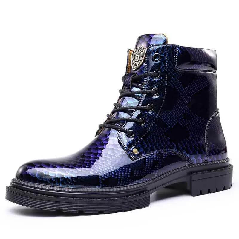 Best Men Boots Snake Cowboy zapato Design Footwear shoes