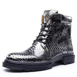 Best Men Boots Snake Cowboy zapato Design Footwear shoes