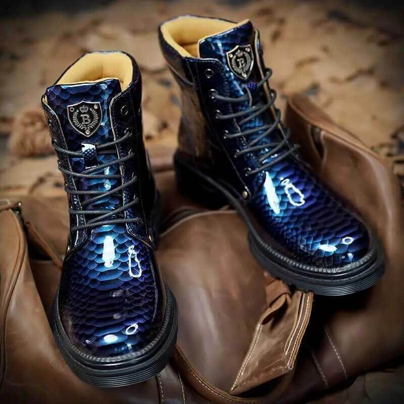 Best Men Boots Snake Cowboy zapato Design Footwear shoes