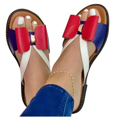 Cute Women Slippers Butterfly-Knot Casual Slip On Sandals Home shoes