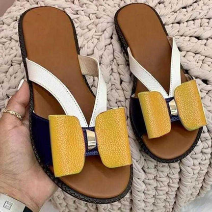 Cute Women Slippers Butterfly-Knot Casual Slip On Sandals Home shoes