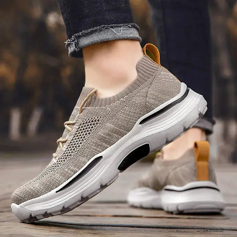 Men breathable Loafers Walking Casual Shoes Men Slip On
