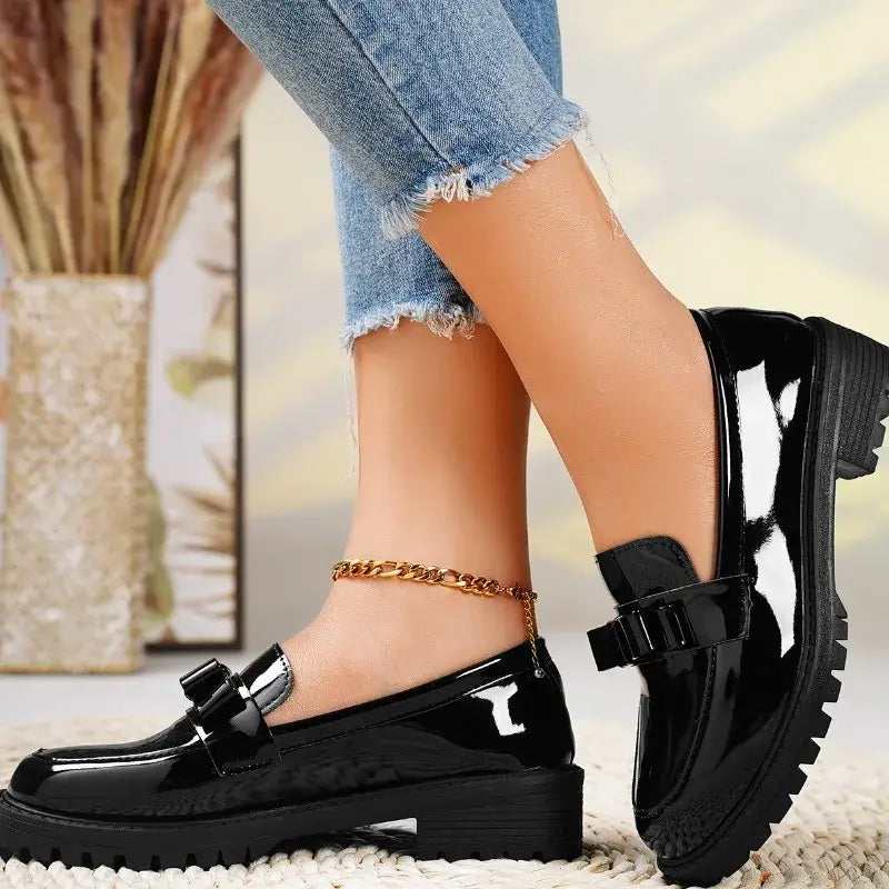 Daily Casual Ladies Round Toe Mary Jane High Heels Shoes