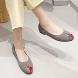 Flat Shoes Women Slip On Soft Leather Moccasins