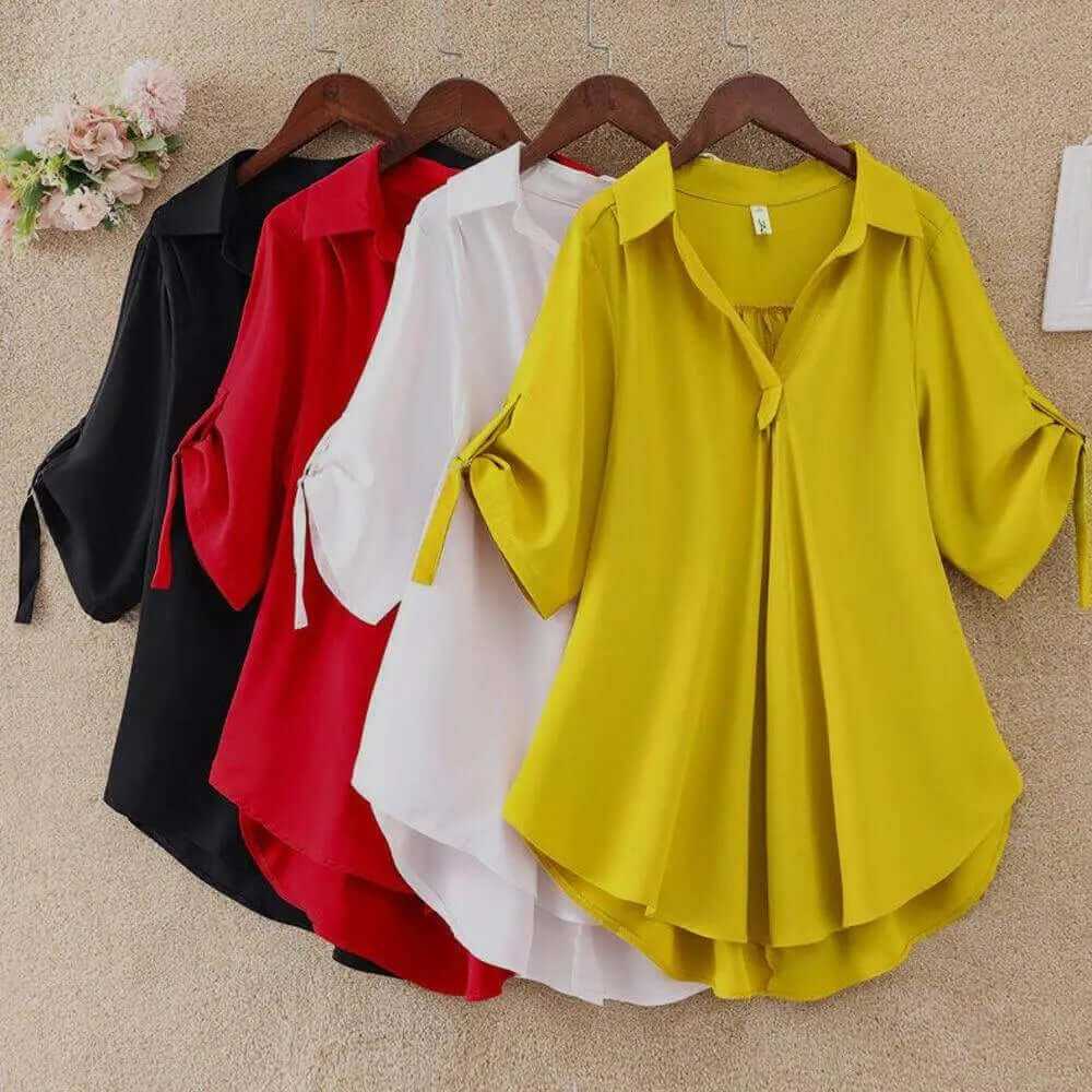 casual long dress for women colored shirts Home women clothing