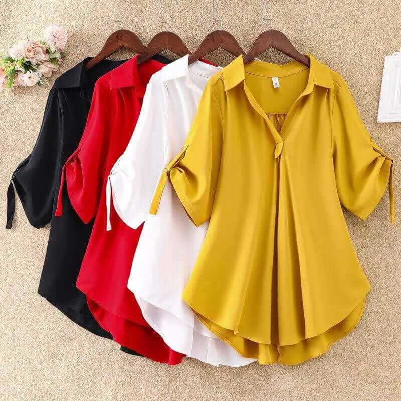 casual long dress for women colored shirts Home women clothing