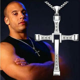 Fast and Furious Pendant Dominic Toretto Necklace Silver