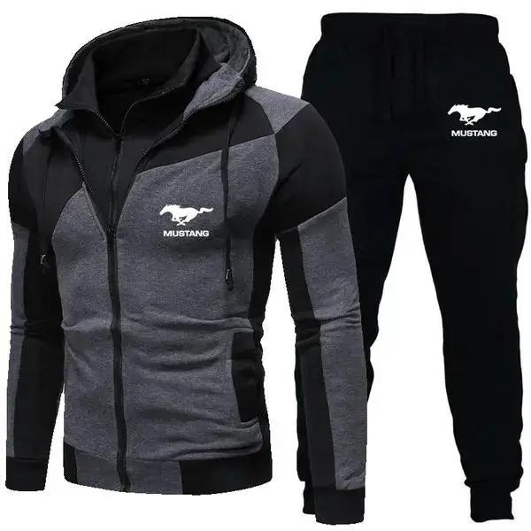 Hoodie Tracksuit Set Men's Tracksuit Sports Wear Pullover