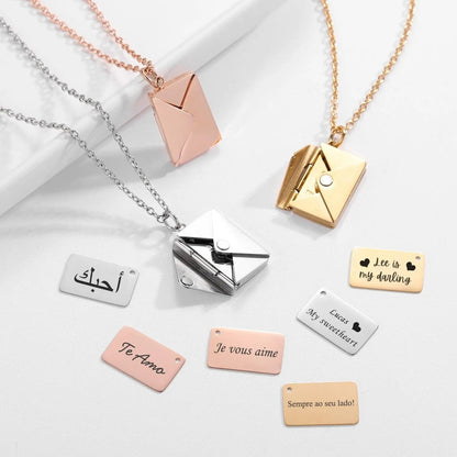 Love Letter Necklace, Envelope