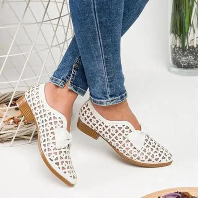 colored loafers women Pointed Flat Shoes