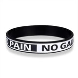 No Pain No Gain  Personality wristband men women unisex wristband