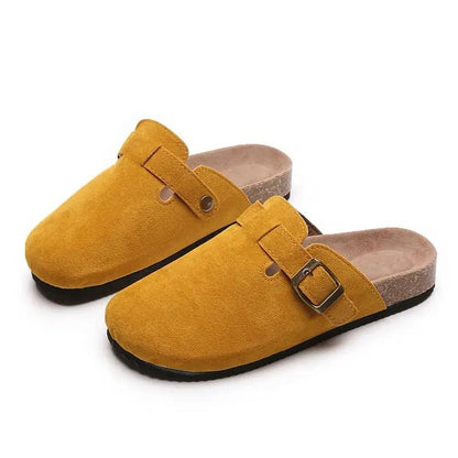 Slippers Casual Footwear Flat Mule Sandals Closed Toe