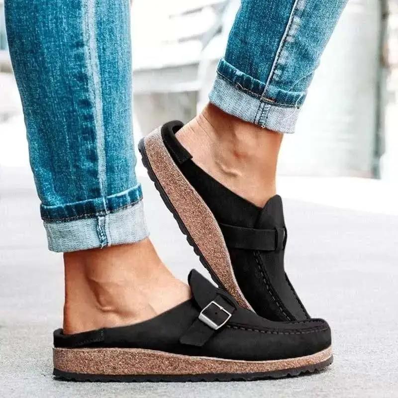 Vintage Loafers Women's Retro Shoes Slip on Ladies Comfort