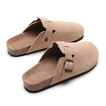 Slippers Casual Footwear Flat Mule Sandals Closed Toe