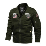 Men Air Force Pilot Combat Bomber Tactical Flight Jacket