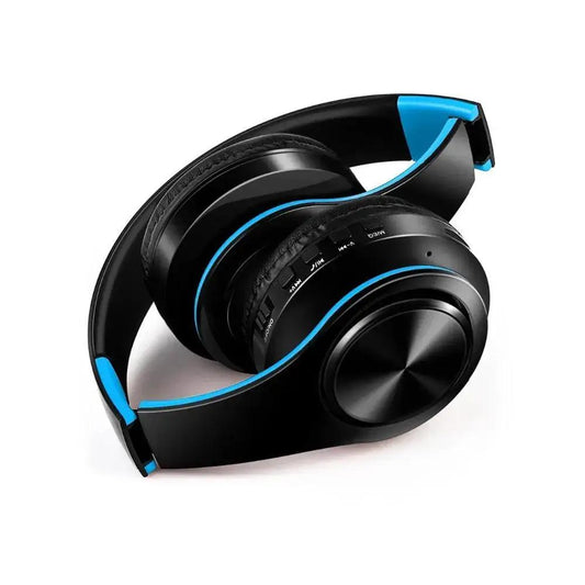 Soft Leather Wireless Stereo Headset Over Ear Stereo