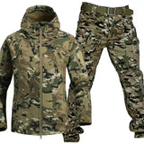 Tactical Military Shark Skin Soft Shell Jacket Set Men