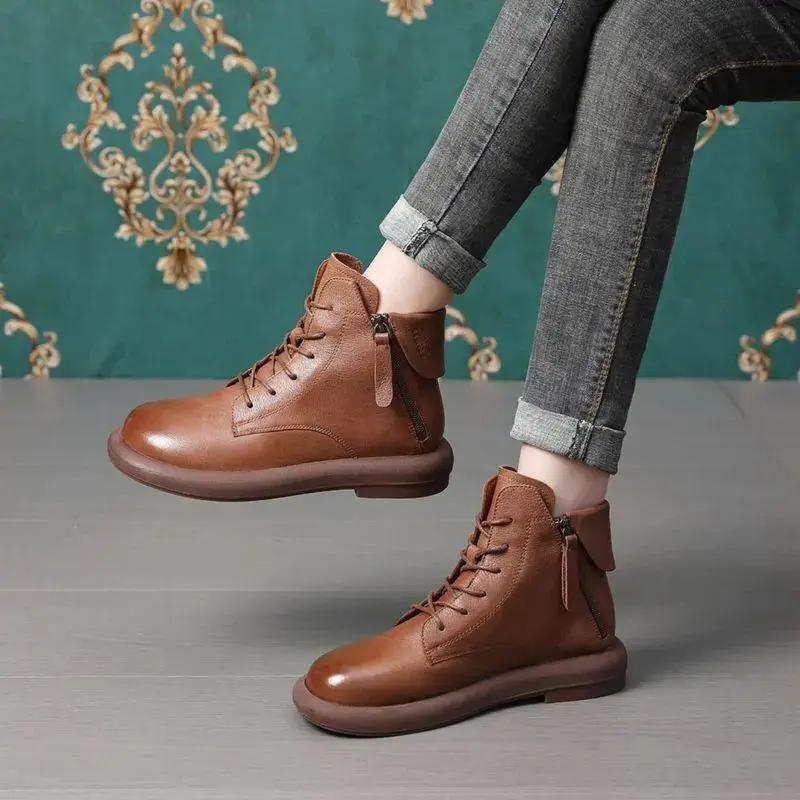 women ankle boots low heel Casual Chelsea Boots